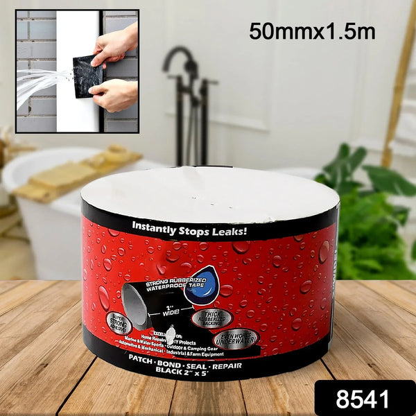 Leak - Proof Sealing Tape – Waterproof Pipe Repair & DIY, 50mm x 1.5m - Justgrabit Inc.