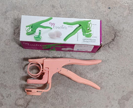 Plastic Handheld Egg Cracker with Separator - Justgrabit Inc.