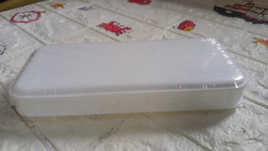Multipurpose White Compass Pencil Box | 3 - Compartment School Case | Ideal Birthday Gift for Kids - justgrabit.in | Just Grab It