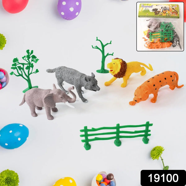 TTG Small Wild Animal Toy Set for Kids (Pack of 4 Animals) - Justgrabit Inc.