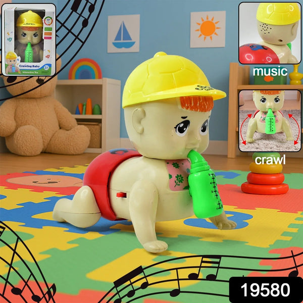 Battery Operated Crawling Baby Toy with Music - Justgrabit Inc.