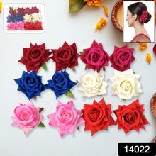 Colourful Flowing Flower Hair Pin (12 Pcs Set / Mix Color), Hair accessories - justgrabit.in | Just Grab It