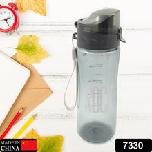 Plastic water bottle Outdoor Sport Bottle With Carry Case, leak proof BPA - free for travel cold and hot water Plastic water bottle with daily water intake for gym and children, Home, Travel, Office Use (1 pc ) - Justgrabit Inc.