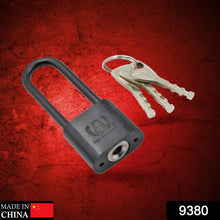 Lock with Key Metal Locker 1 Set Padlock Mini Padlock Beam Plastic, Copper Alloy, Iron Alloy Black Metal Storage Cabinet Safety Padlock 3 Additional keys (1 pc) - justgrabit.in | Just Grab It