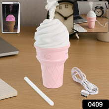 Ice Cream Cone Shape Air Freshener Humidifier (1Pc / Pink) - Justgrabit Inc.