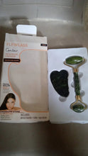 Jade Roller & Gua Sha Set – Natural Face Massager for Anti - Aging, Glowing Skin & Face Shaping (1 Pc) - Justgrabit Inc.