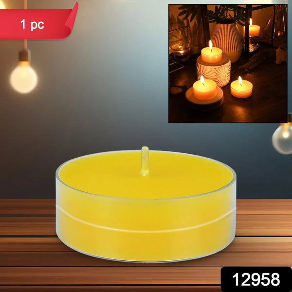 Tealight Diwali Candle – Smokeless, Long - Burning, Mix Color, Diwali (1 Pc / Mix Color) - Justgrabit Inc.