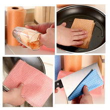 Non Wooven Fabric Disposable Handy Wipe Cleaning Cloth Roll, Tissue Roll (1Pc) - Justgrabit Inc.
