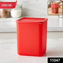 Matt Finish Multi - Purpose Storage Container (2000 ml) - justgrabit.in | Just Grab It