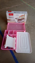 Plastic Kitchen Organizer Rack with Water Storing Tray - Justgrabit Inc.
