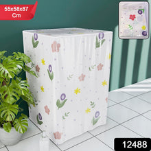 Printed Protective Washing Machine Cover for Top Load (55 × 58 × 87 cm) - justgrabit.in | Just Grab It