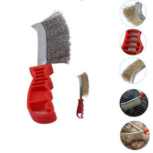 Stainless steel wire hand brush metal cleaner rust paint removing tool - Justgrabit Inc.