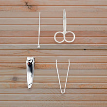 Mini Nail Clipper Set Beauty Nail Tool Set Multifunctional Beauty Set With Plastic Storage Case, (4 Pc Set) - justgrabit.in | Just Grab It