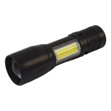 LED USB Rechargeable Mini Flashlight – Ultra - Bright Zoom & COB Side Lantern, Tactical Emergency Light - Justgrabit Inc.