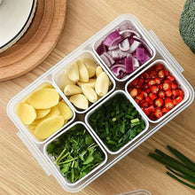 Fridge Storage Boxes Freezer Storage Containers, Container for Kitchen Storage Set, Storage in Kitchen, Vegetable Storage, Draining Crisper Refrigerator Food Box (1 Pc) - justgrabit.in | Just Grab It