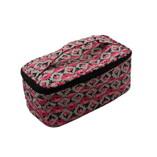 Decor Travel Makeup Bag with Small pouch Portable Organizer Makeup Cosmetic Train Case Large Capacity for Cosmetics Makeup Brushes and Toiletry Jewelry for More Storage - justgrabit.in | Just Grab It