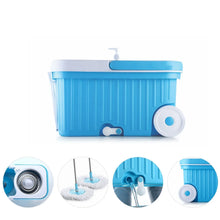 Sporty Plastic Spin Mop with Bigger Wheels and Plastic Auto Fold Handle for 360 Degree Cleaning. - Justgrabit Inc.