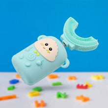 Electric Toothbrush With Light & Music, Kids U - Shaped 360Â° USB Rechargeable Plastic Automatic Toothbrush Portable Adjustable Cleaning Whitening Toothbrush with USB Charging Function Plastic + ABS for Kids - Justgrabit Inc.