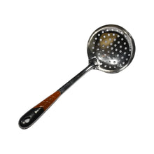 Kitchen Stainless Steel Best Skimmer Slotted Spoon - Cooking Utensils with Heat Resistant Plastic Handle - Justgrabit Inc.