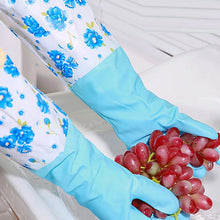 2 - Pair Large Blue Multipurpose Gloves – Ideal for Washing, Gardening & Cleaning - justgrabit.in | Just Grab It