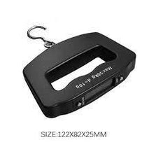 Black Digital Portable Luggage Scale with LCD Backlight (50 kg) - Justgrabit Inc.