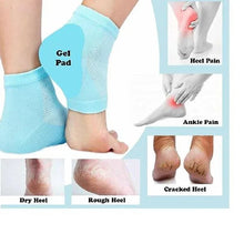 Heel Pain Relief Silicone Gel Heel Socks (Multicolor) - Justgrabit Inc.