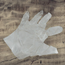 Large Disposable Gloves (100 Pcs): Clear Plastic, Multipurpose - Justgrabit Inc.