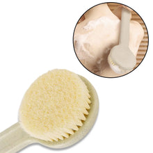 Body Brush Long Handle Dry Brush Soft Bristle Bath Brush Back Scrub Exfoliating Massage. - Justgrabit Inc.