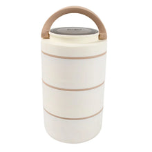 Ganesh Smart Stack 3 Layer Portable Lunch Box Stainless Steel Airtight Leak - Proof Lunch Box for Office, School, Picnic: Color May Vary (3 Layer) - justgrabit.in | Just Grab It