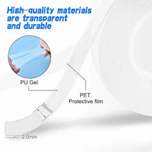 Double Sided Nano Adhesive Tape, 3 meter Washable Traceless Nano Gel Tape, Multipurpose - Justgrabit Inc.