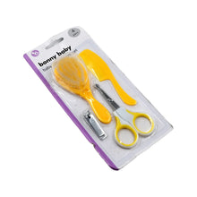 Born Baby Health Care Kit Baby Health Care And Grooming Kit 4 in 1 Nail Clipper Brush Comb Scissors Baby Safety Care Kit (4 Pcs Set) - justgrabit.in | Just Grab It