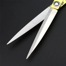 Stainless Steel Tailoring Scissor Sharp Cloth Cutting for Professionals (Golden) - justgrabit.in | Just Grab It