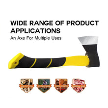 '-600g Hatchet Axe Fiberglass Body Rubberized Handle - Justgrabit Inc.
