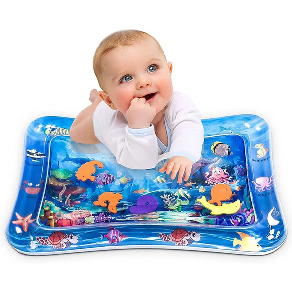 Mat, Baby Water Mat Inflatable Baby Play Mat Activity Center for Infant Baby Toys 3 to 15 Months, Baby Gifts for Boys Girls(Assorted Design) - Justgrabit Inc.