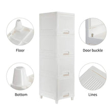 Multipurpose Storage Cabinet, Storage Solutions plastic drawers || Multi Layer Wardrobe Storage Drawers || Foldable Multipurpose Drawer Units For Kitchen, Bathroom, Bedroom, Cloth (4 Layer) - justgrabit.in | Just Grab It