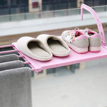 Multi - function Hanging Window Sill Drying Rack Easy Folding Drying Rack Balcony Retractable Drying Shoe Rack - Justgrabit Inc.
