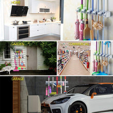 5 - Layer Multipurpose Wall Mounted Organizer Mop And Broom Holder - justgrabit.in | Just Grab It