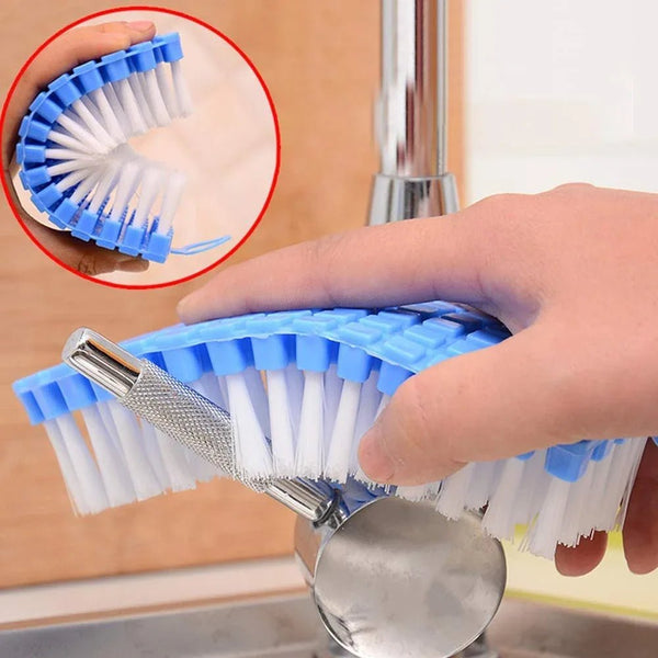 Flexible Plastic Cleaning Brush for Home, Kitchen and Bathroom, - justgrabit.in | Just Grab It