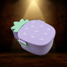 Pineapple Shaped Lunch Box with Compartments Lunch Food Container with Box Portable Lid School & Kids Lunch Box - justgrabit.in | Just Grab It