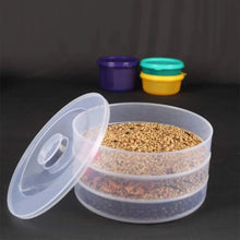 Plastic 3 Compartment Sprout Maker, White - Justgrabit Inc.