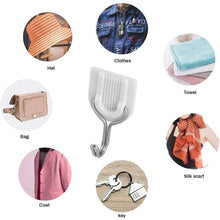 Adhesive Sticker ABS Plastic Hook Towel Hanger for Kitchen / Bathroom - Justgrabit Inc.