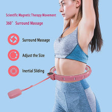 Fitness Adjustable Detachable Fitness Hula Hoop Ring Smart Round Count & Weight Loss Gym Equipment Exercise Smart Hula Hoops - justgrabit.in | Just Grab It