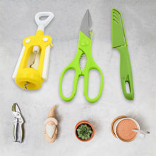Multifunction Kitchen Tool Set – Stainless Steel & Plastic Knife and Scissors - Justgrabit Inc.