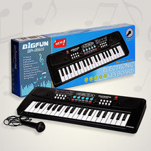 Piano Musical Keyboard With Mic 37 Music Key Keyboard For Kids Toy - justgrabit.in | Just Grab It