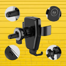 Car Phone Holder Wireless Car Charger 10W Qi Fast Charging Car Charger Gravity Auto Clamping 360Â° Rotation Air Vent Car Mount Holder - Justgrabit Inc.