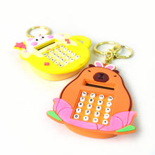 Mini Digital calculator Keychain (1 pc / Mix Design) - justgrabit.in | Just Grab It