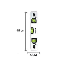 Spirit Level Carpenter's Level Magnetic Carpenter's Level Overhead Viewing Slot for Levelling, Furniture & Construction - justgrabit.in | Just Grab It