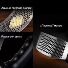 Stainless Steel Garlic Presser / Crusher (Multicolor) - Justgrabit Inc.