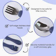 Supermom Foodie Stainless Steel Spoon & Fork (2 Pc Set) - Justgrabit Inc.