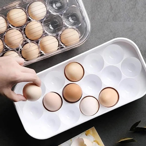 12 Cavity Egg Storage Box For Holding And Placing Eggs Easily And Firmly. - Justgrabit Inc.